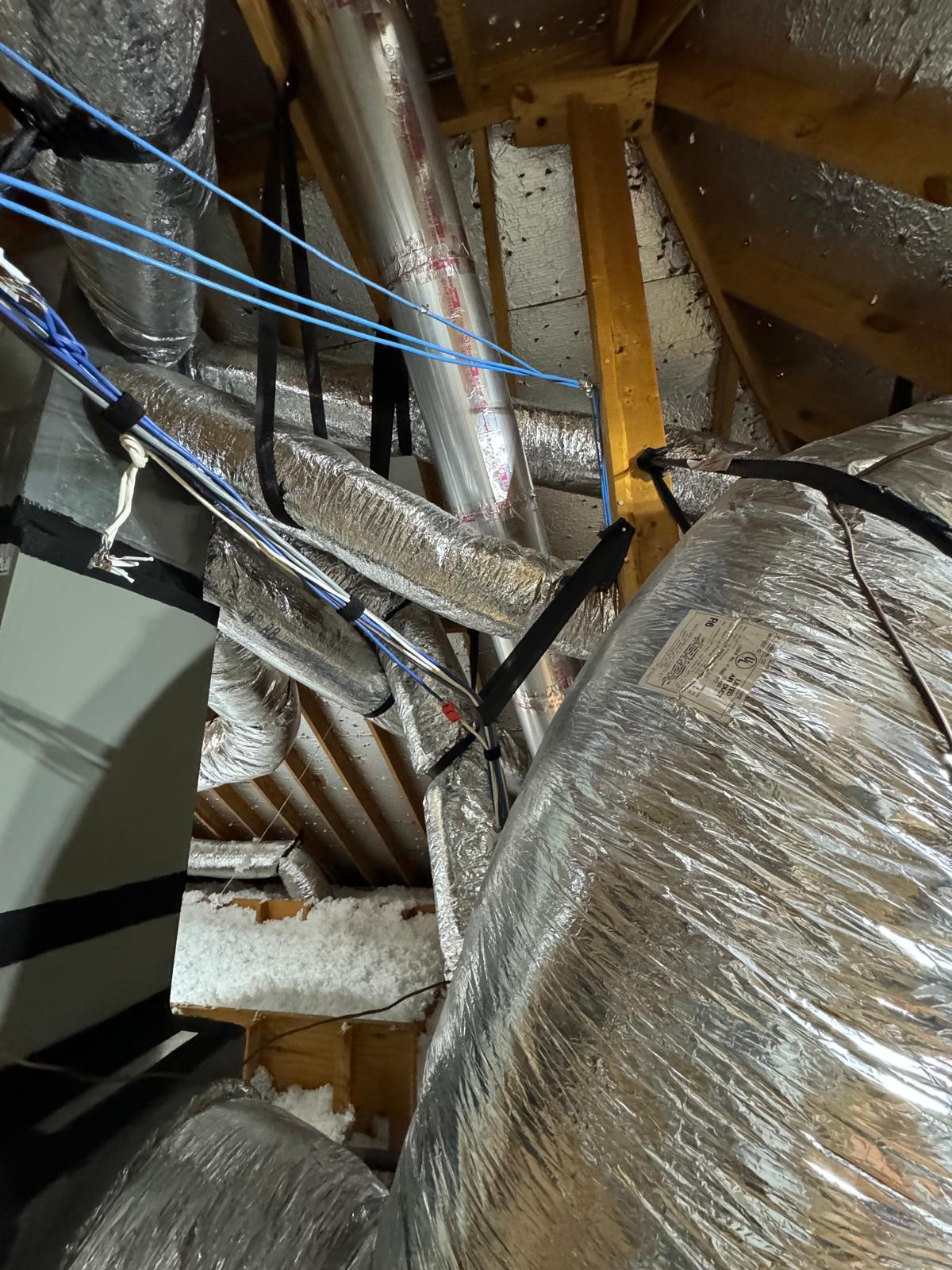 Attic Units - hvac system insulation attic installation